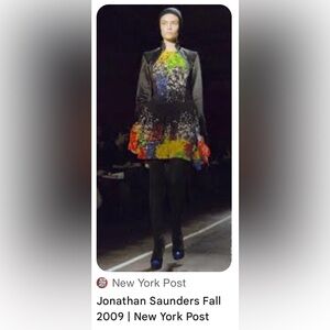 Jonathan Saunders Silk Abstract Pixel Print
Halter Dress RUNWAY 2009 Designer